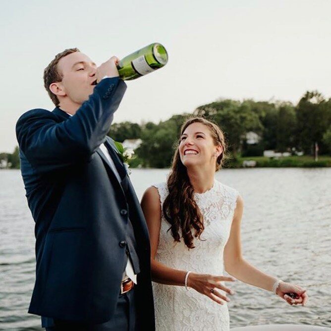 Taylor + Jason's tented wedding in Wolcott, CT.